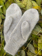 Basic Mohair Mittens by GJ (DK)