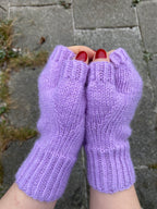 Basic Mohair Mittens by GJ (DK)